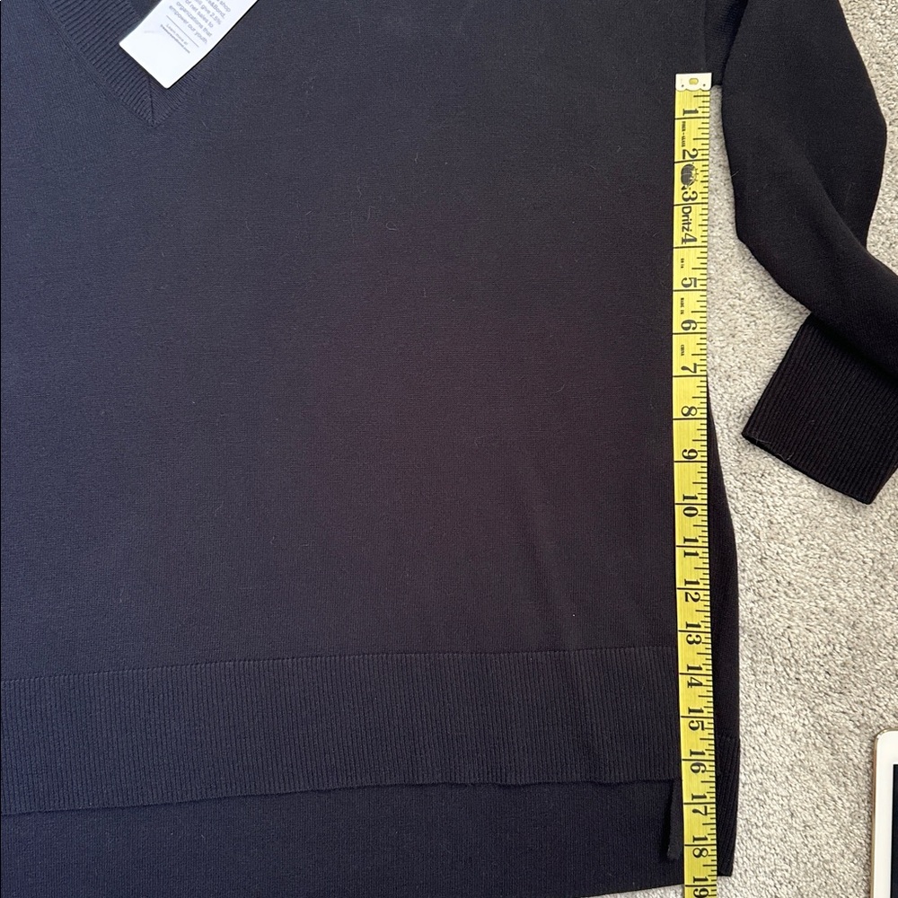 Treasure & Bond Black V-Neck Sweater - Picture 6 of 8